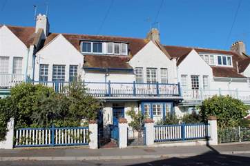 6 Seafield Terrace is in a row of period Victorian-style beach cottages.