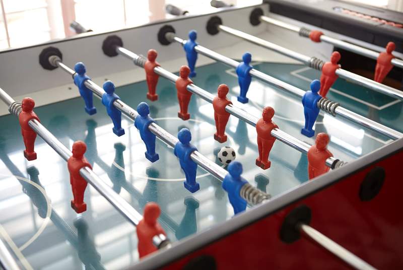 Anyone for a game of foosball?