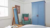 The light and spacious main bedroom.