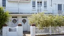 6 Seafield Terrace is in a row of Victorian-style beach cottages.