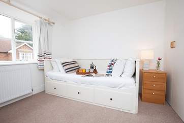 The single bedroom on the first floor.