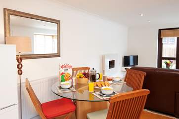 The dining-area of the open plan ground floor.