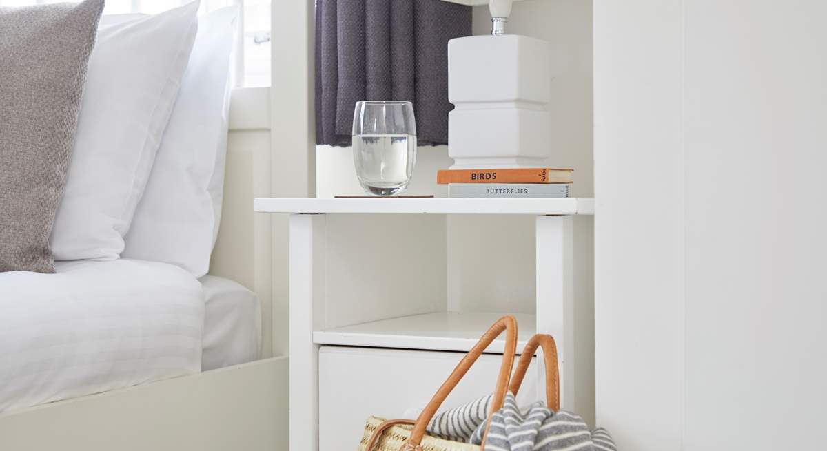 Don't forget your favourite books for bedtime reading.
