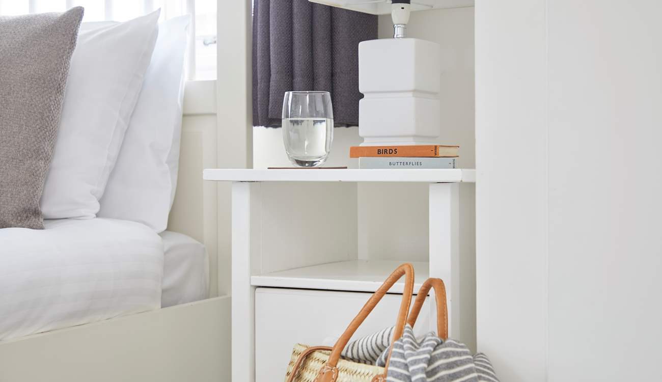 Don't forget your favourite books for bedtime reading.