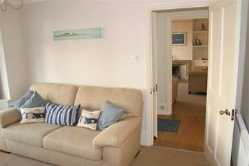 Children can gather in one sitting-room and adults in the other. There is certainly ample living space at Alcantara.