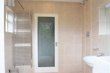 The spacious, modern wet-room on the ground floor is a real convenience.