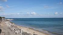 If you walk along the sea front, you will reach the larger town of Ryde in about 30 minutes.