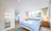 The first floor double bedroom overlooks the pretty private garden. - Thumbnail Image