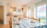 The kitchen/dining-room opens out to a lovely private enclosed garden. - Thumbnail Image