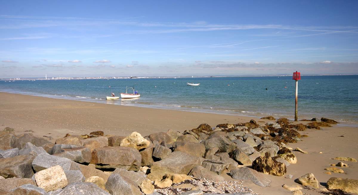 Spend the afternoon on Seagrove Bay, the next bay along from Seaview.