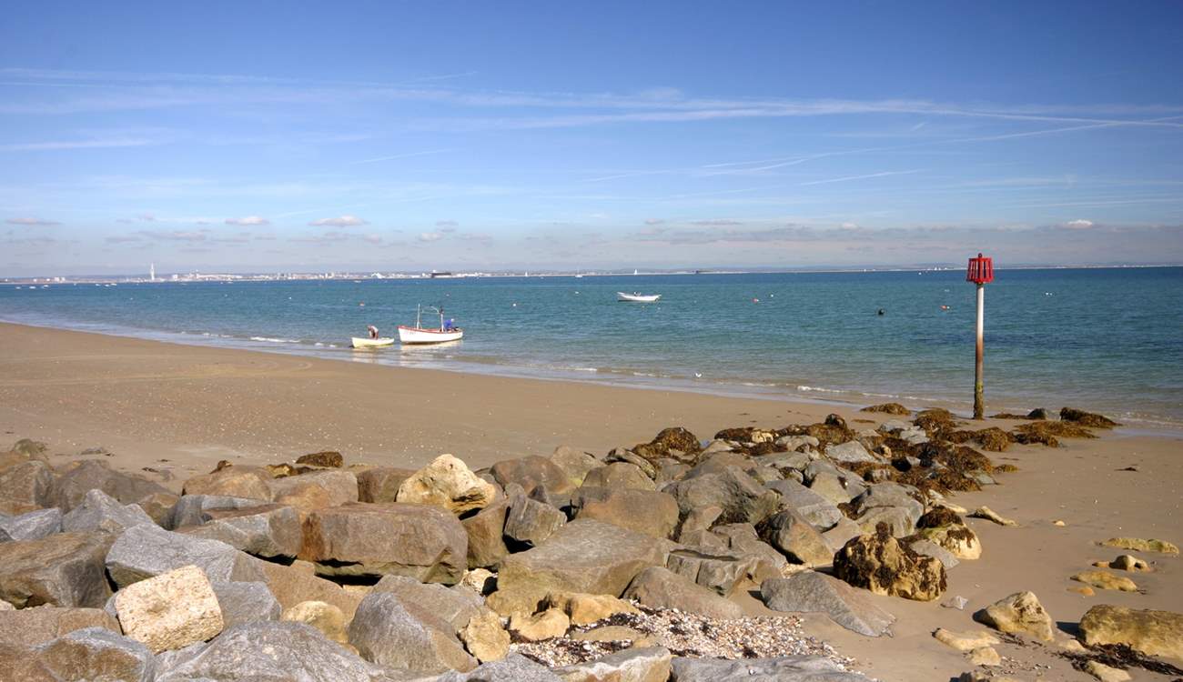 Spend the afternoon on Seagrove Bay, the next bay along from Seaview.