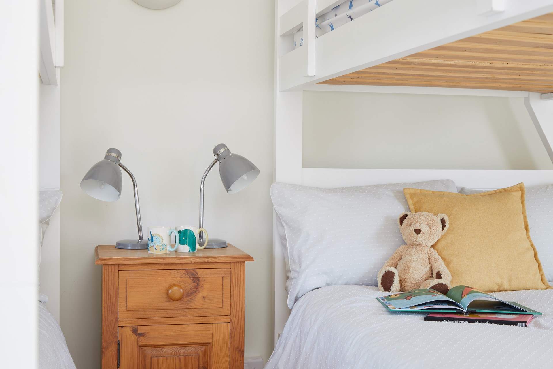 Cosy up with ted and a good bedtime read. 