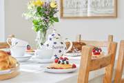A delightful breakfast spread - a perfect start to a morning in Seaview.