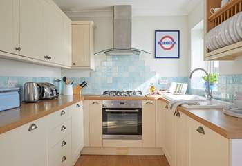 Cook up a treat in the well-equipped kitchen.