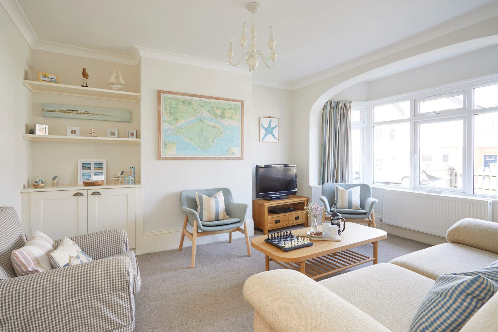 Lovely soft furnishings and thoughtful decor make for a peaceful and inviting atmosphere.