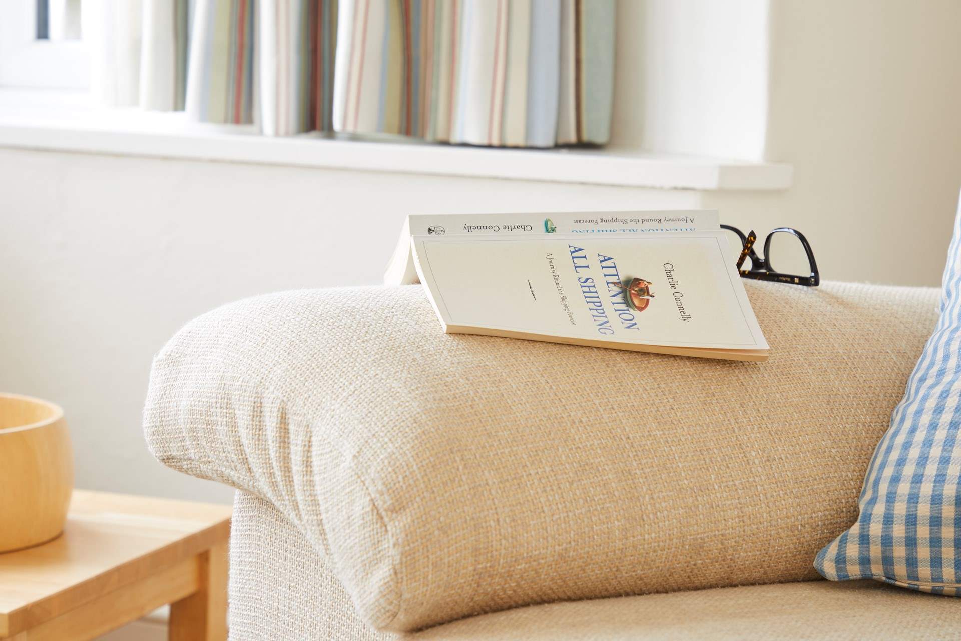 A cosy spot for reading.