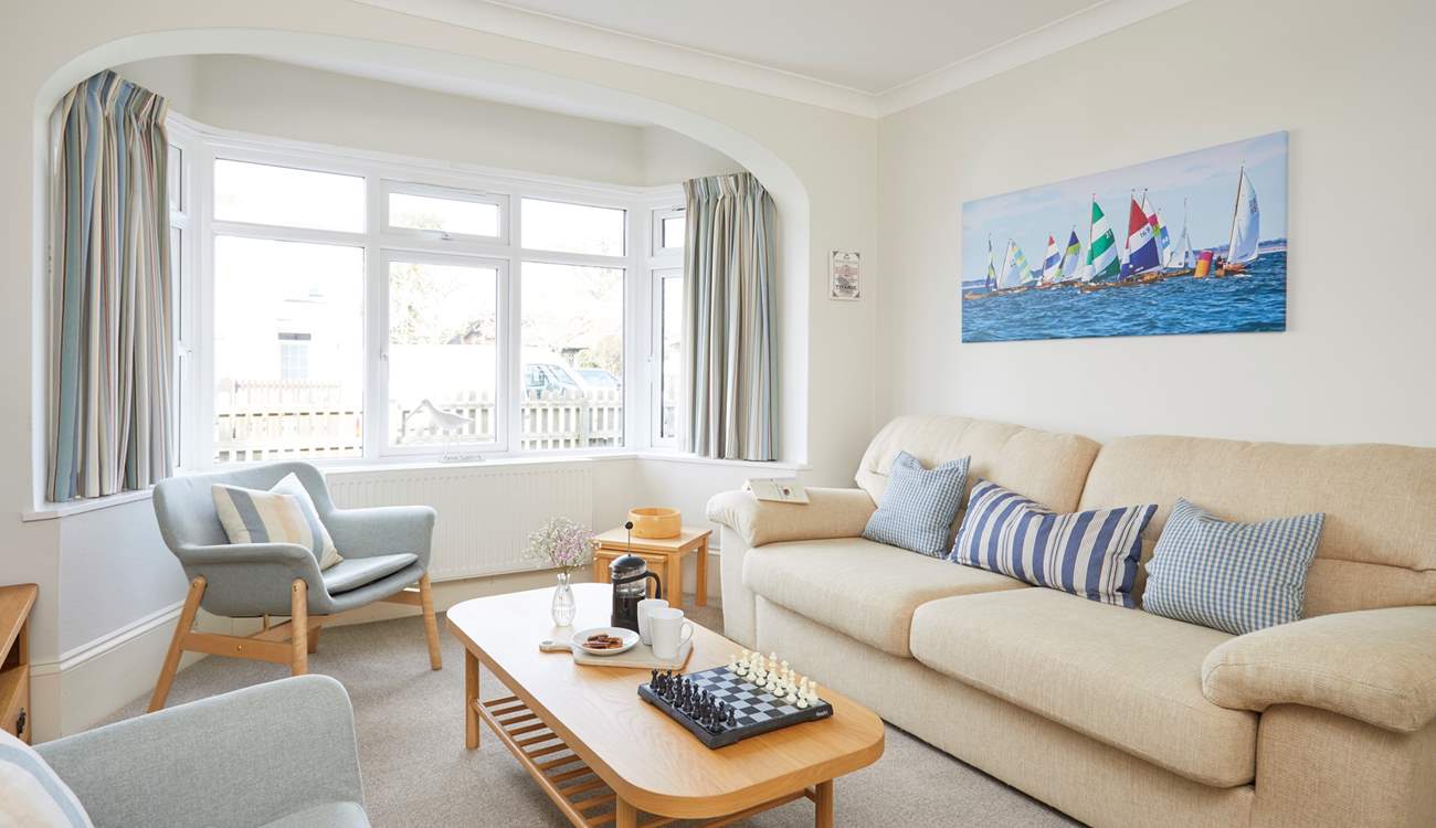 One of the sitting two light and airy sitting rooms. There is certainly ample living space at Alcantara.