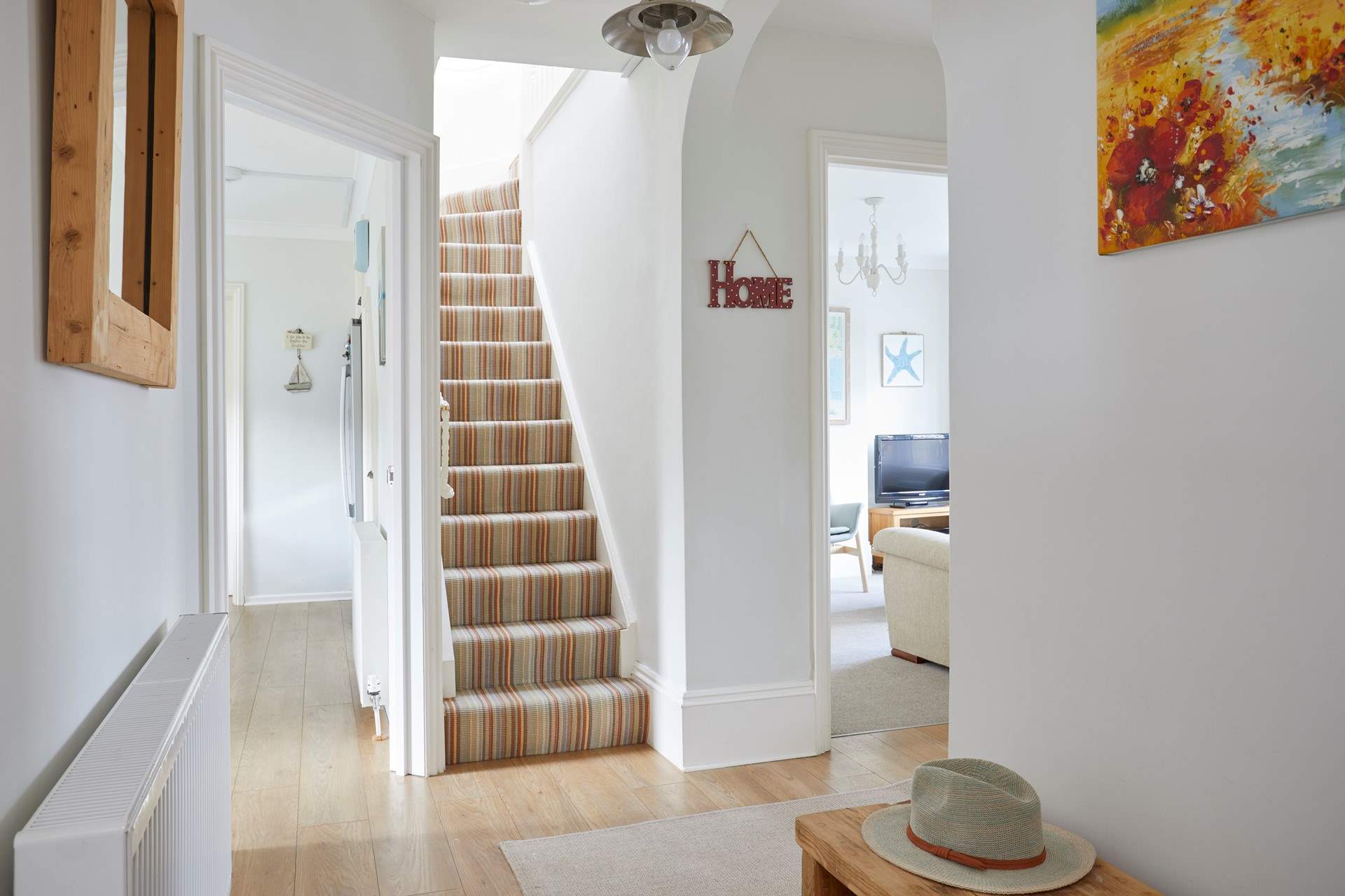 A glimpse into the welcoming hallway.