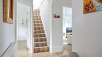 A glimpse into the welcoming hallway.