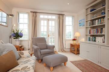The apartment's fittings and furnshings are all about comfort.