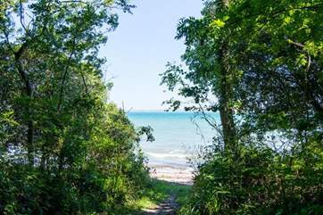 The little ones will just love having their very own private beach!