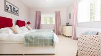 The second twin bedded room also has a 'zip and link' bed. 