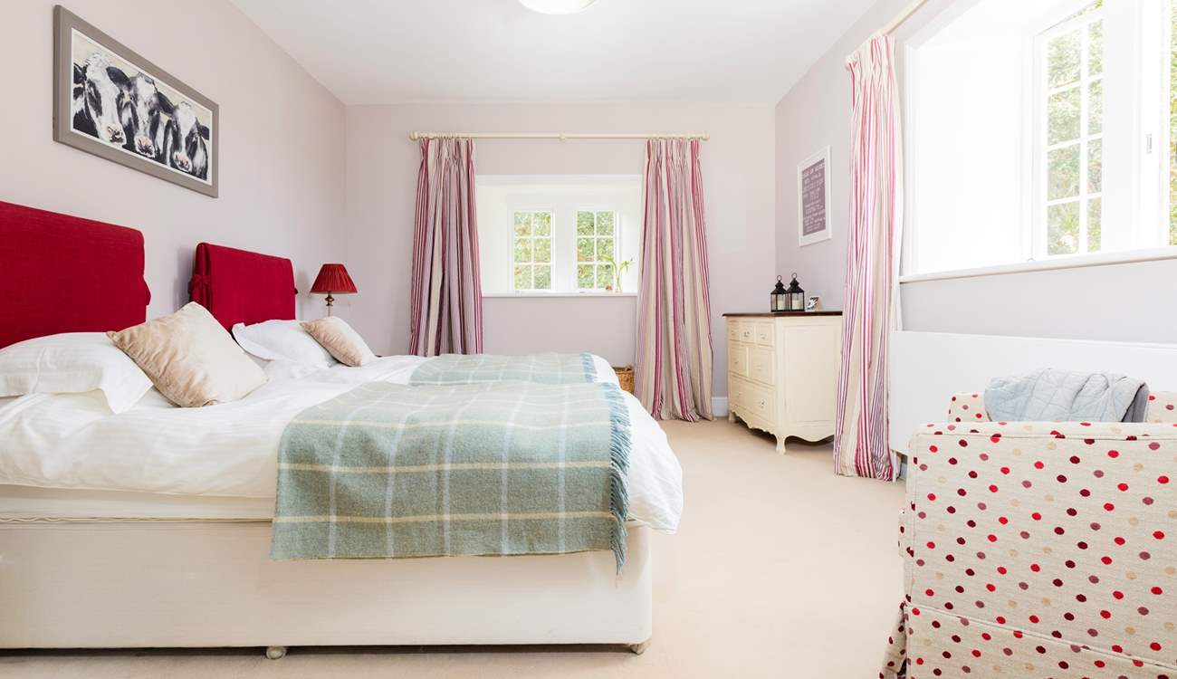 The second twin bedded room also has a 'zip and link' bed. 