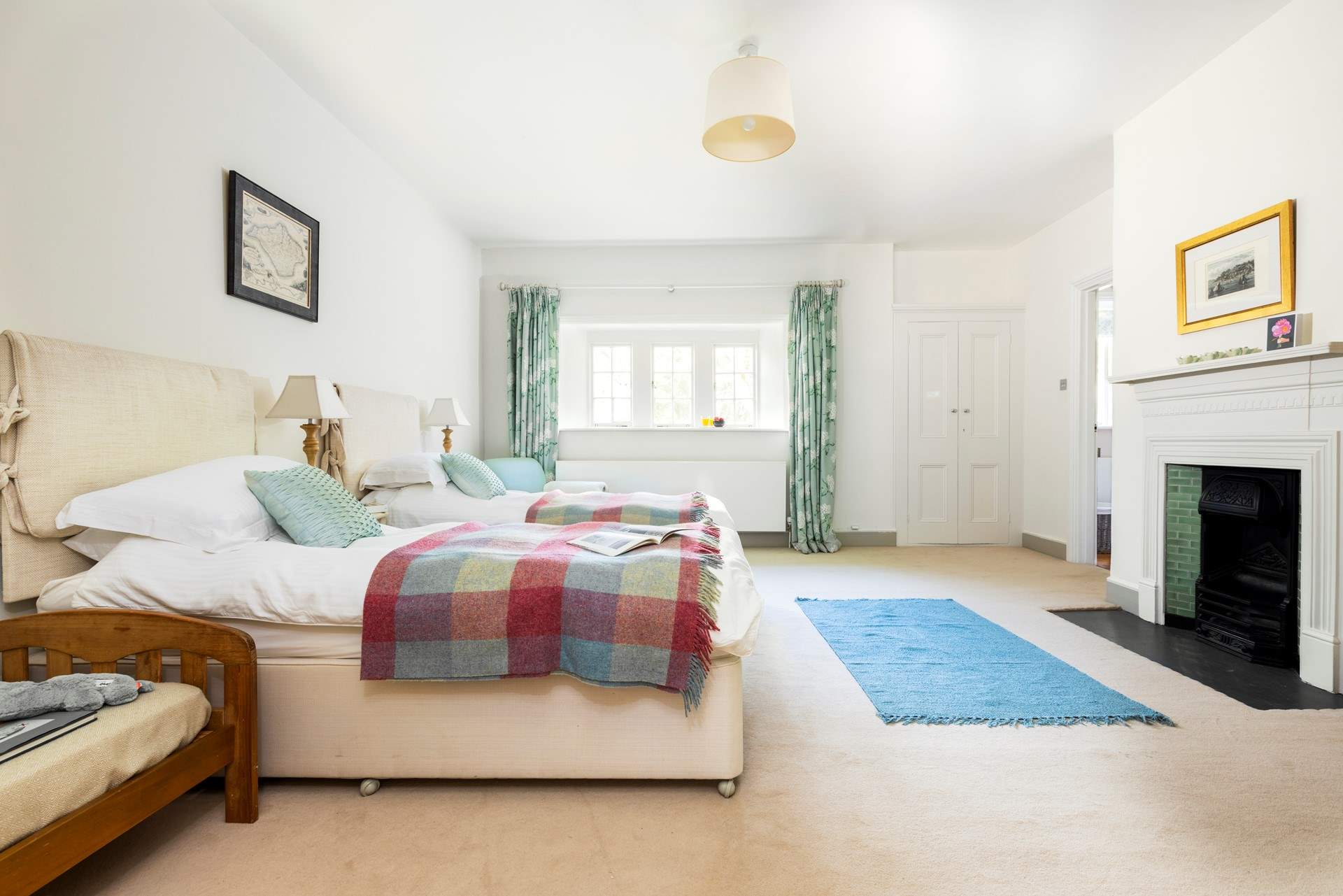 This delightful room can be either twin beds or a super-king double.
