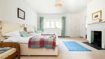 This delightful room can be either twin beds or a super-king double.