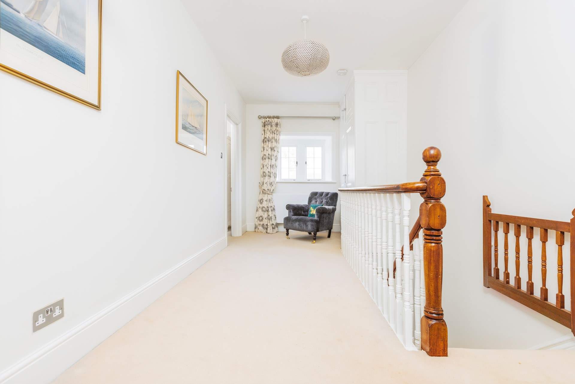 The four bedrooms lead off the first floor landing. 