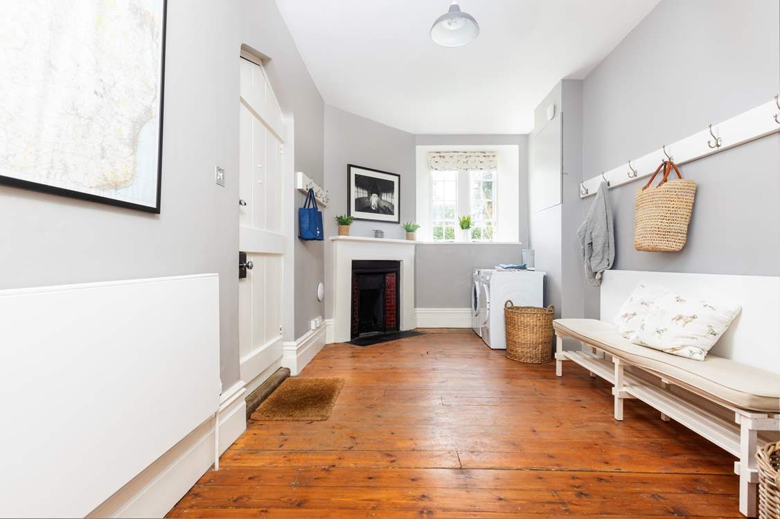 The boot-room is the ideal place to store your holiday essentials.