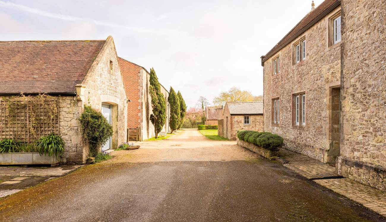 The estate is beautifully kept.