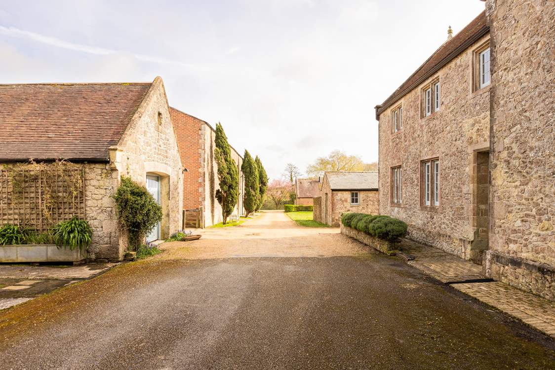 The estate is beautifully kept.