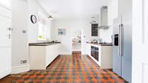 Create a culinary masterpiece in the kitchen.