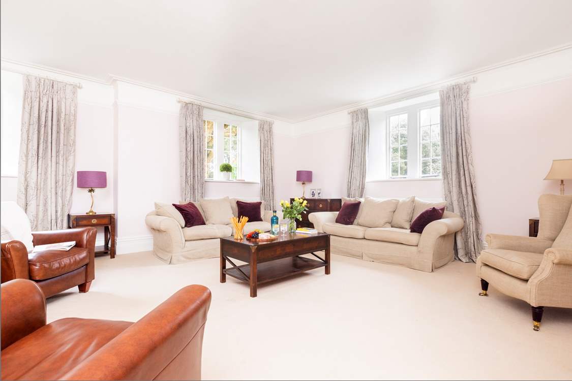 Relax with friends and family in the living-room.