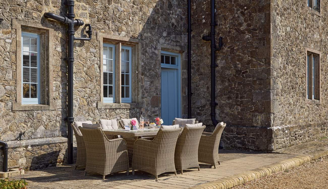 A stunning spot to dine al fresco.