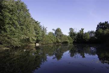 The lake is a lovely feature right on your doorstep.