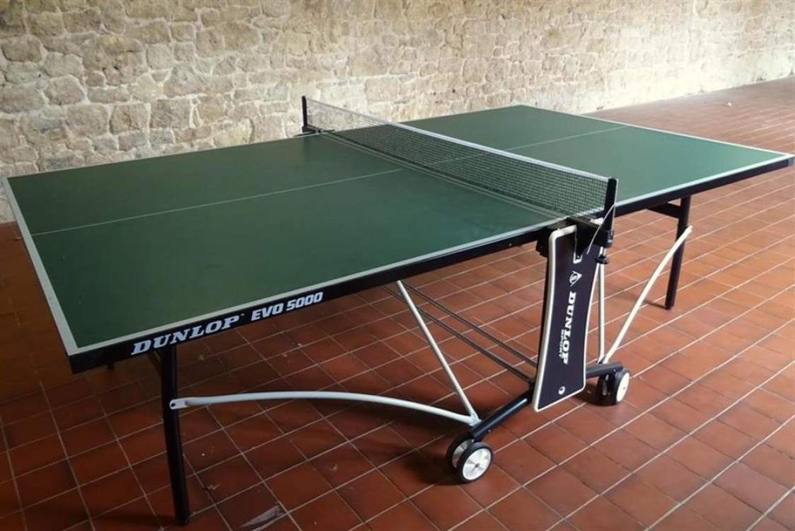 The games-room is shared with the farmhouse guests, a great place to make new friends.