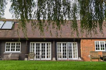 With lots of windows the natural light flows through the cottage