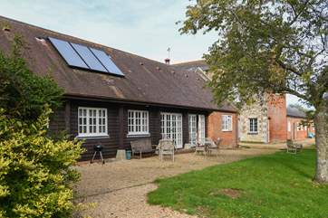 Private parking is available outside the cottage.