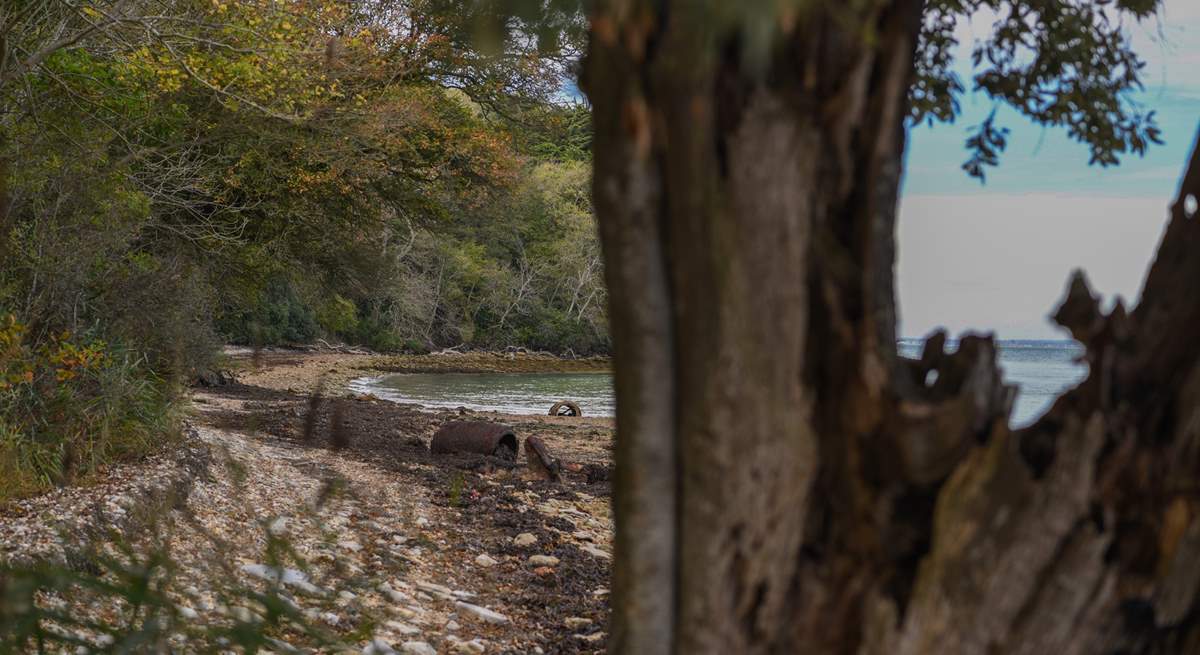 The private beach is made up of sand and shingle, take a picnic and watch the boats sail by.