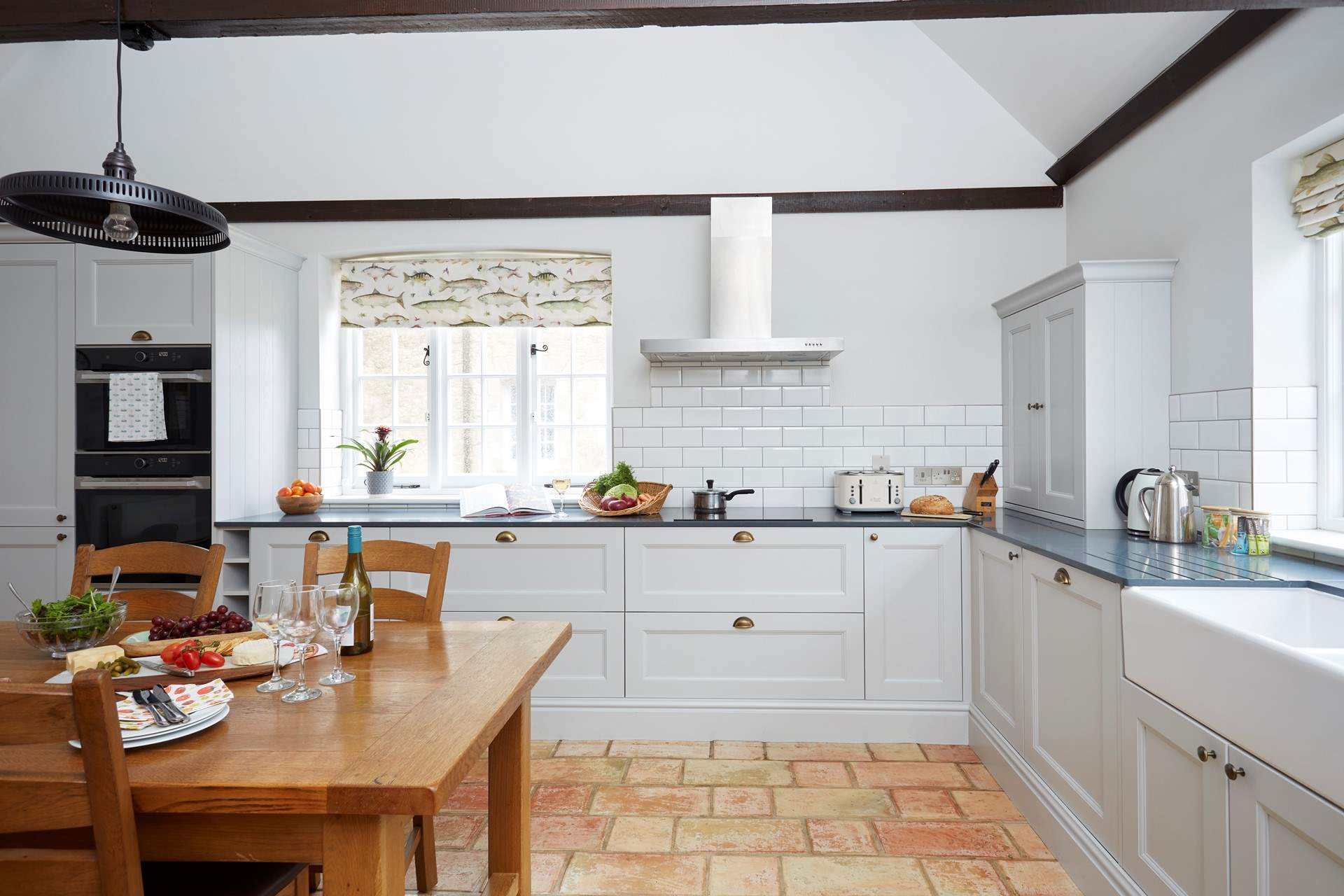 The kitchen is well equipped for the enterprising chef.