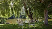 Although no fishing is permitted, you can still sit back and enjoy the wildlife.