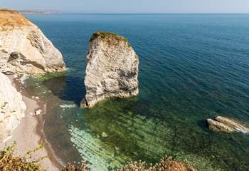 Freshwater Bay with it's crystal clear waters.