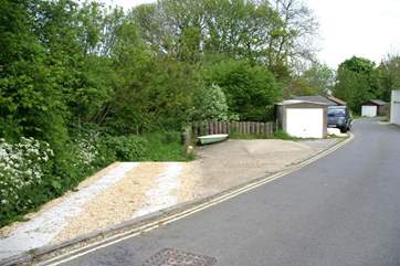 Your second parking space is at the end of Gully Road and is the one on the left of this image.