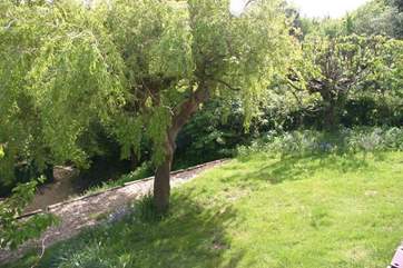 The gardens are pretty at any time of year and are quite steeply sloping.