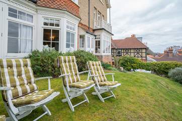 Take a seat and enjoy the island's sunshine.