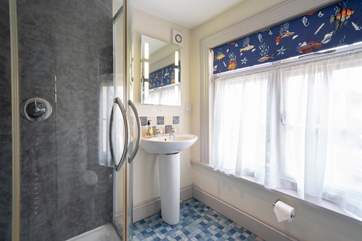 The first floor family shower-room.