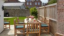Perfect spot for al fresco dining. 