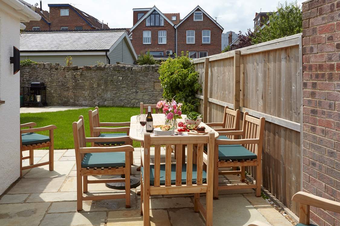 Perfect spot for al fresco dining.